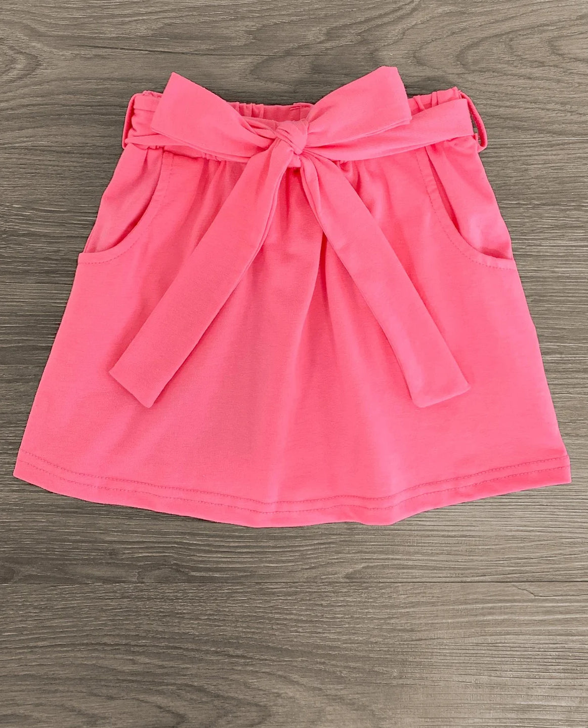 You Are Enough" White & Pink Skirt Set