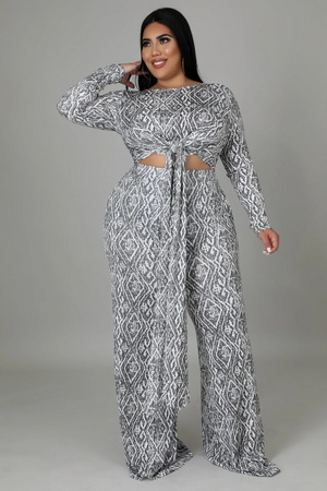 We Gotta' Talk Pant Set