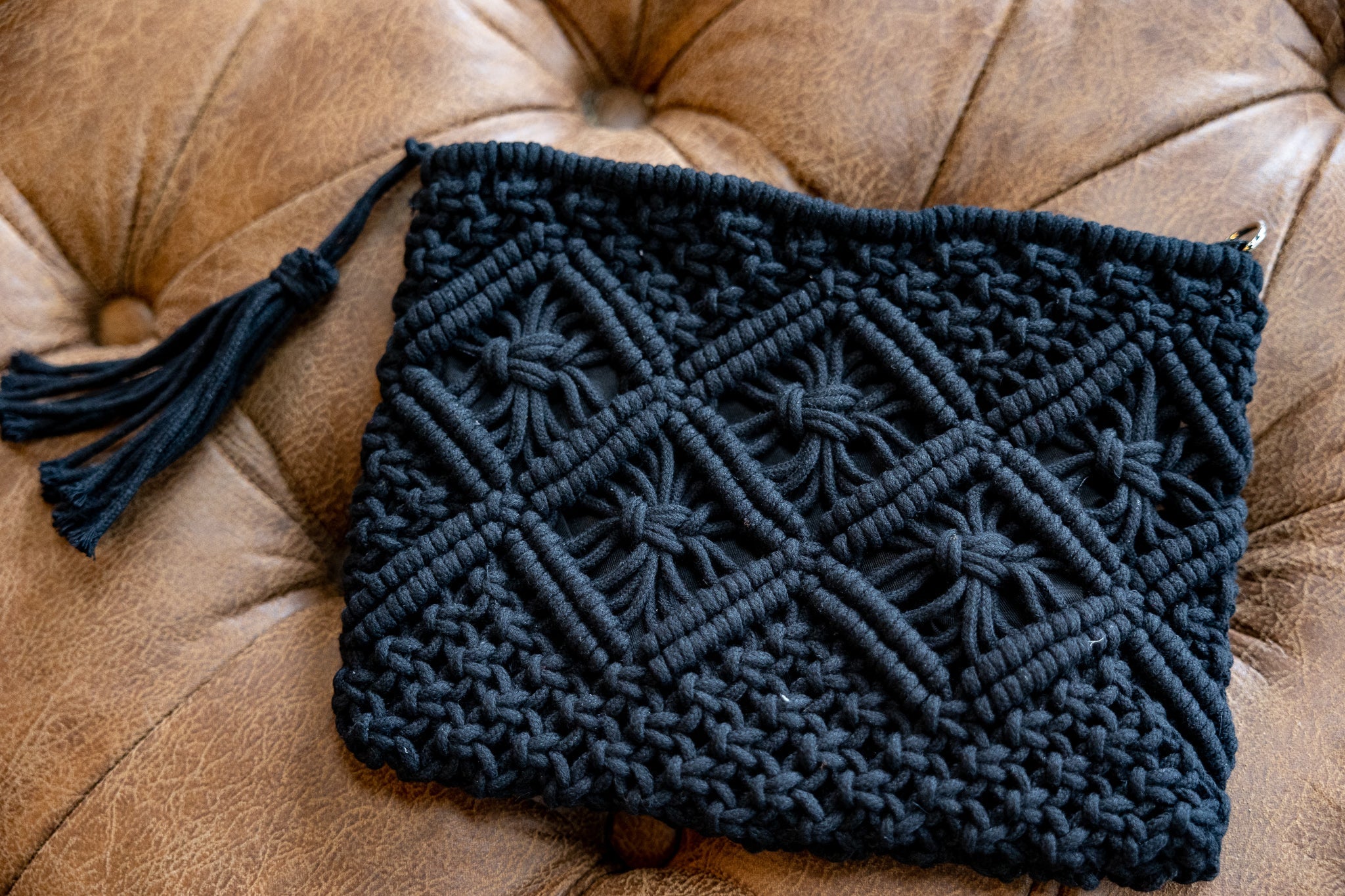 Macrame Evenings Clutch