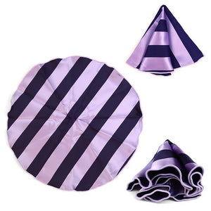 Striped Tie & Matching Pocket Round Set