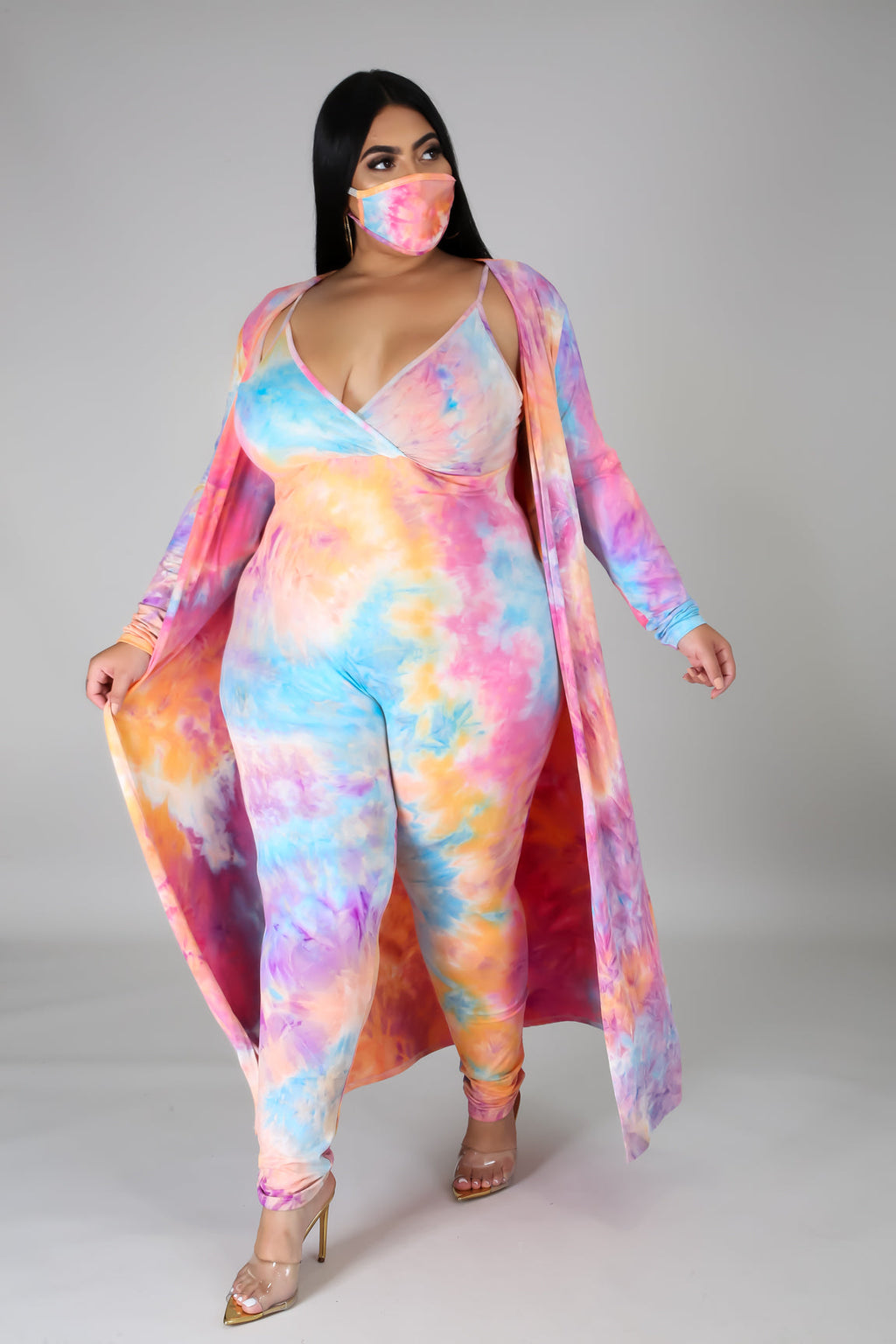 Wanderlust Tie Dye Jumpsuit Set