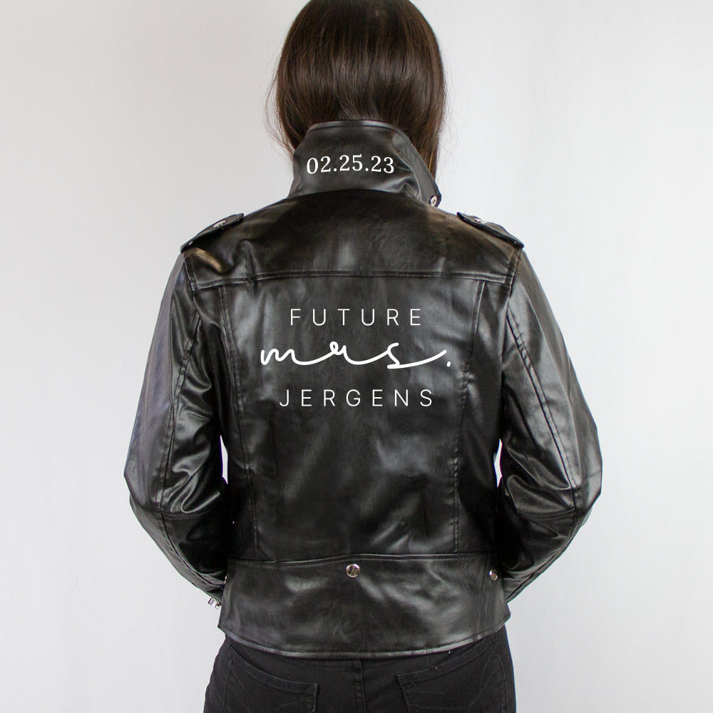 Custom Future Mrs Leather Jacket