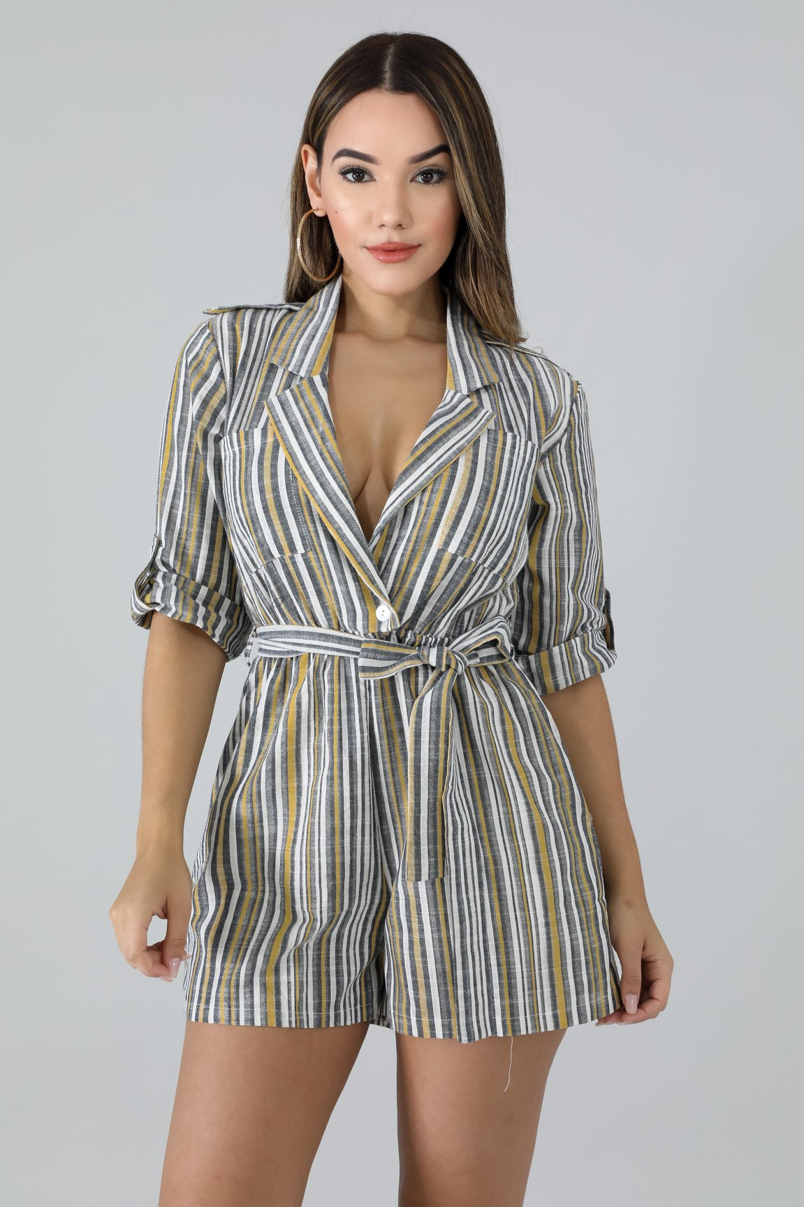 Kenzie Stripe Romper