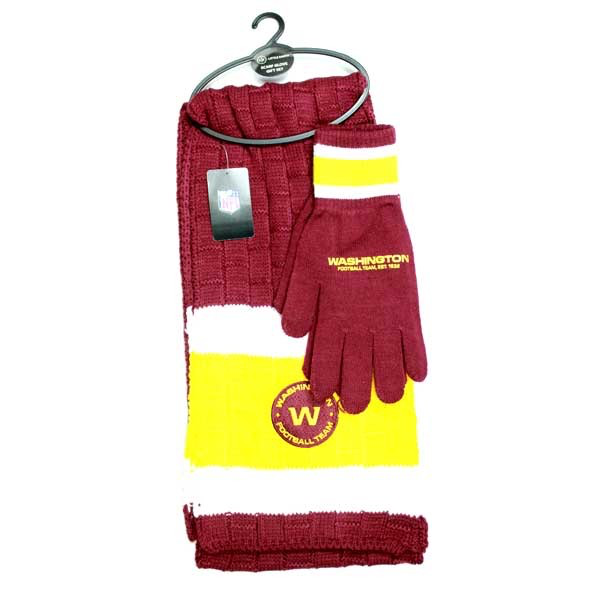 NFL Heavy Knit Glove And Scarf Sets