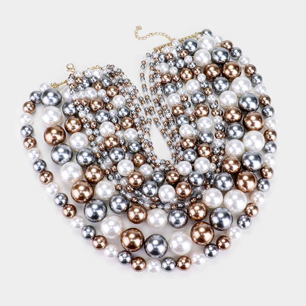 Pearl Bib Necklace