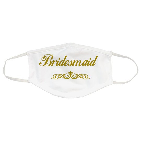 Bridesmaid Custom Face Mask