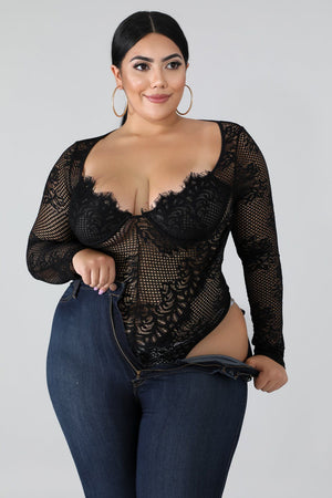 Sexy Lace Bodysuit