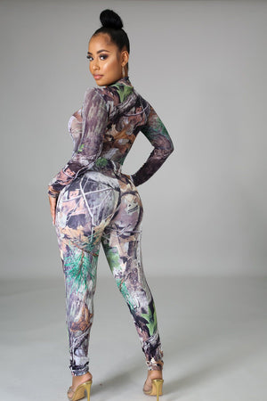 Can’t Hide From Me Bodysuit Pant Set