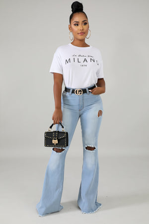 Perfect Fit Bell Bottom Jeans