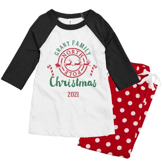 Family Love Christmas Kids Pajamas Set