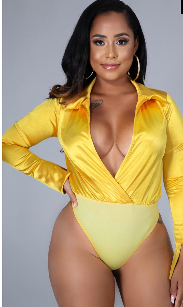 Satin Power Bodysuit Set