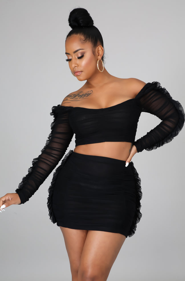 Bad Bish Skirt Set