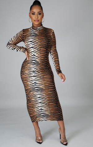 Tiger Queen Dress