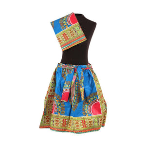 Traditional Print Mini Skirt