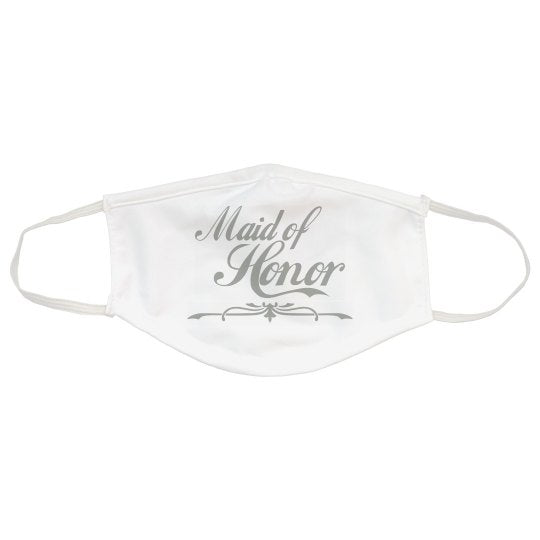 Maid of Honor Custom Face Mask