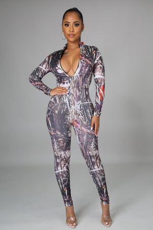 Hunting You Down Jumpsuit