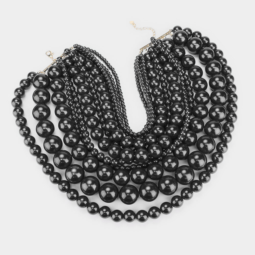 Pearl Bib Necklace