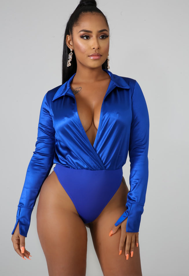 Satin Power Bodysuit Set