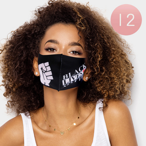 Black Lives Matter Print Fashion Masks