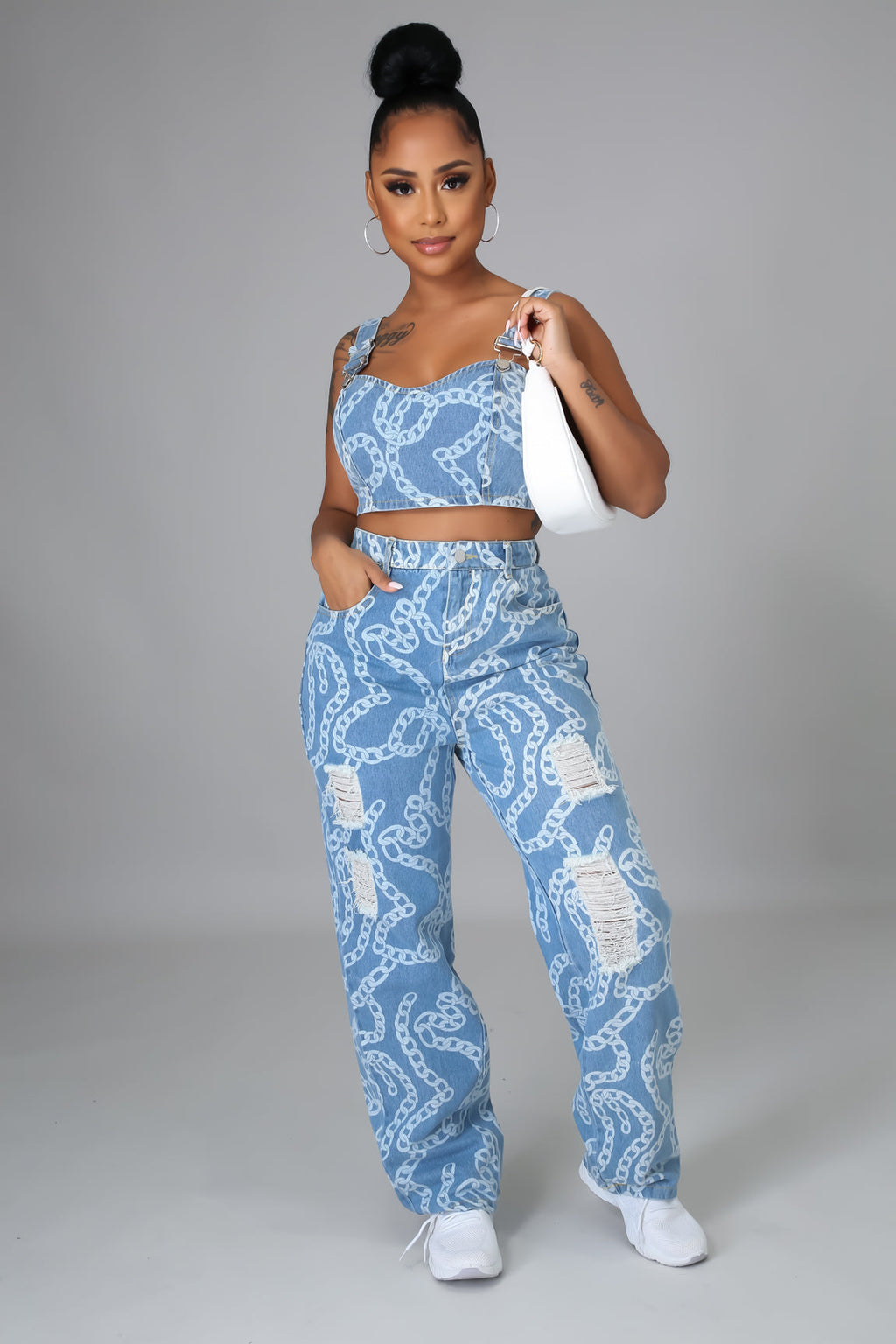 Chained To The Night Pant Set