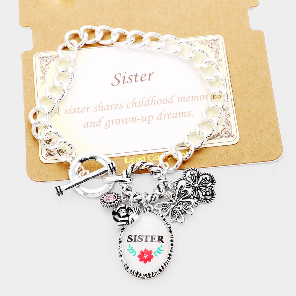 Sister Charm Bracelet