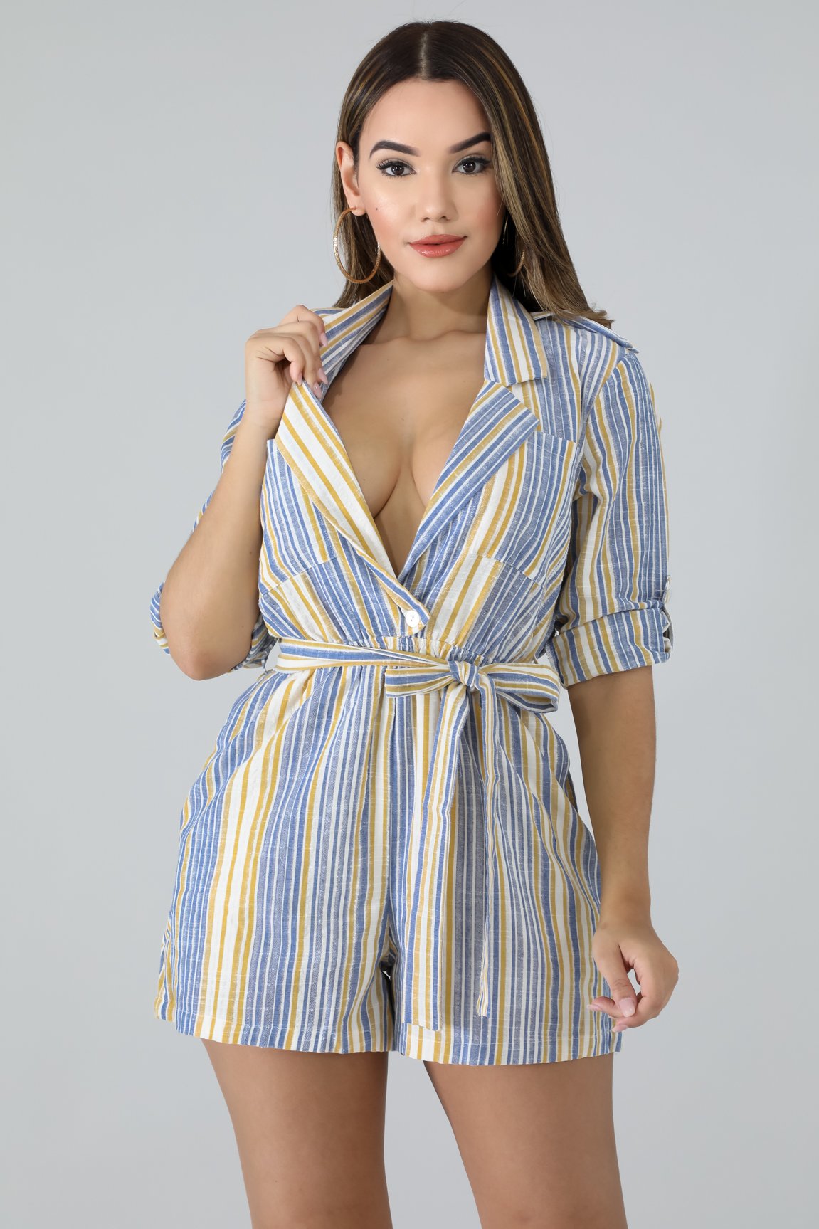 Kenzie Stripe Romper