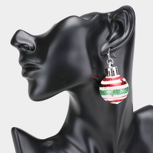 Christmas Ornament Dangle Earrings