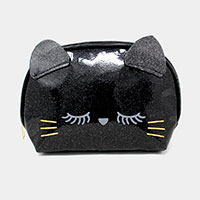 Glitter Kitty Pouch Bag