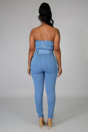 Denim Babe Jumpsuit