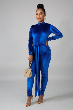 Suede Shine Jumpsuit