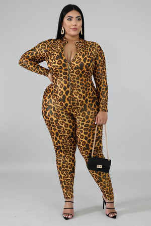 Cheetah Shine Jumpsuit