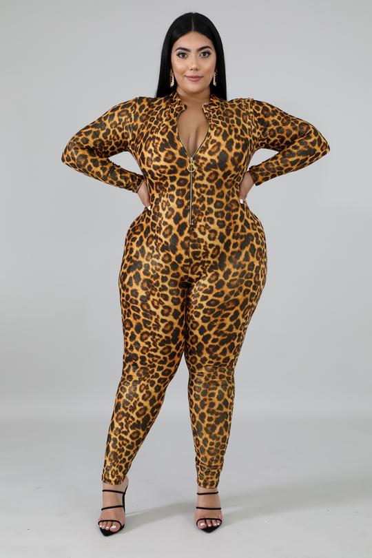 Cheetah Shine Jumpsuit