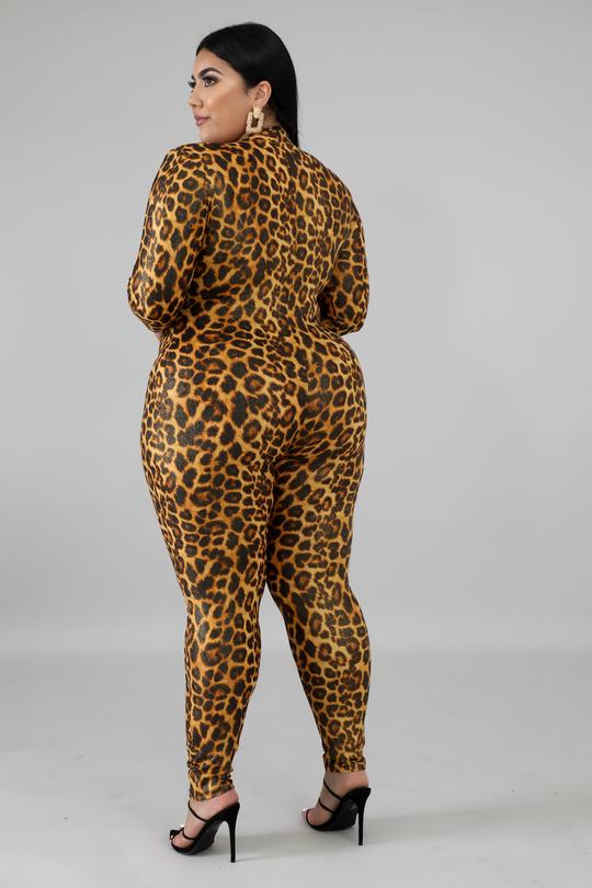 Cheetah Shine Jumpsuit