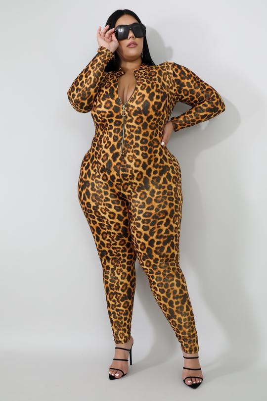 Cheetah Shine Jumpsuit