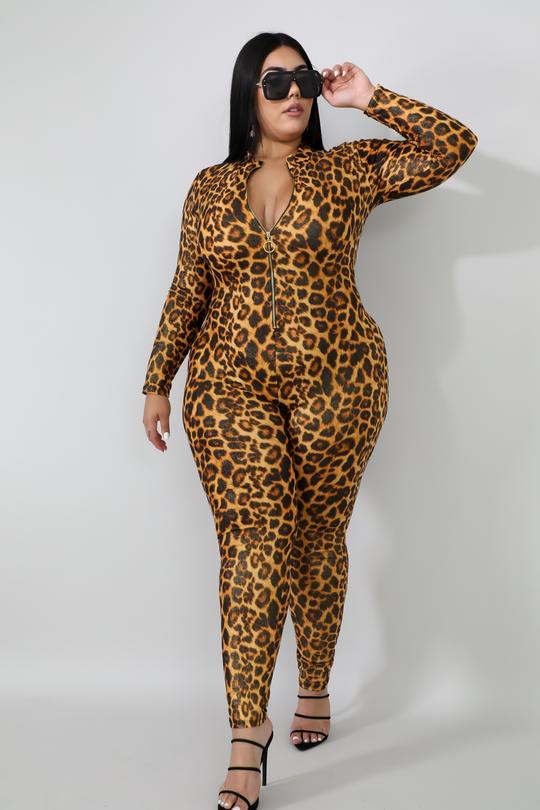 Cheetah Shine Jumpsuit