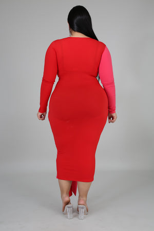 Sweet And Spicy Midi Dress
