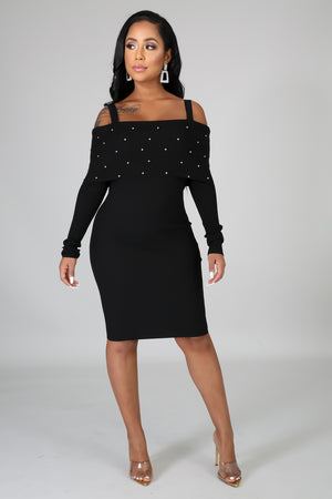 Rhinestone Specks Dress