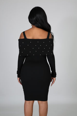 Rhinestone Specks Dress