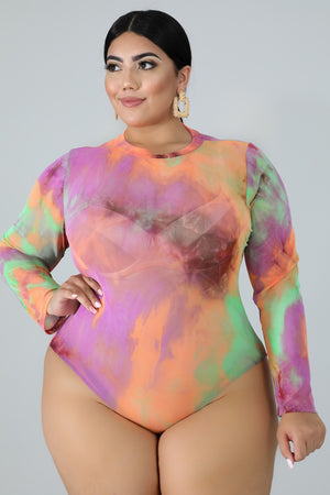 Sunset Tie Dye Swim Set