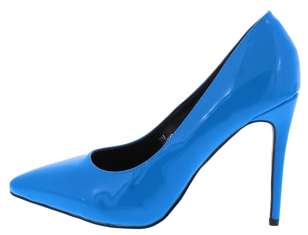Neon Lights Blue Women's Heel
