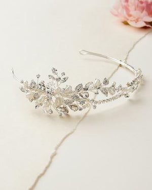 Ivy Pearl & Crystal Bridal Headband